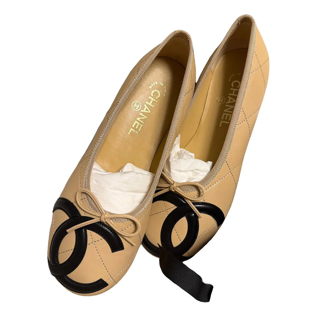 Chanel Leather Ballet Flats