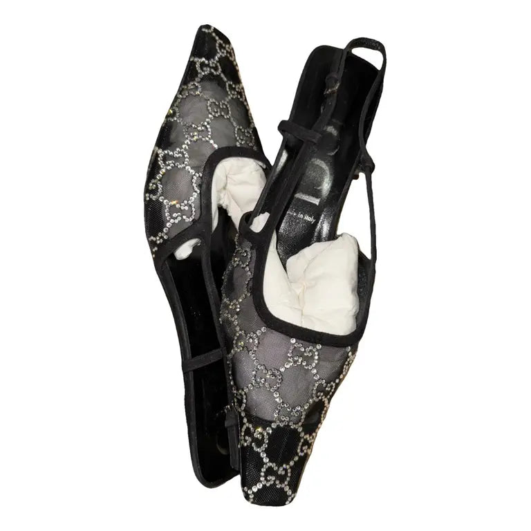 Gucci GG Embellished Slingback