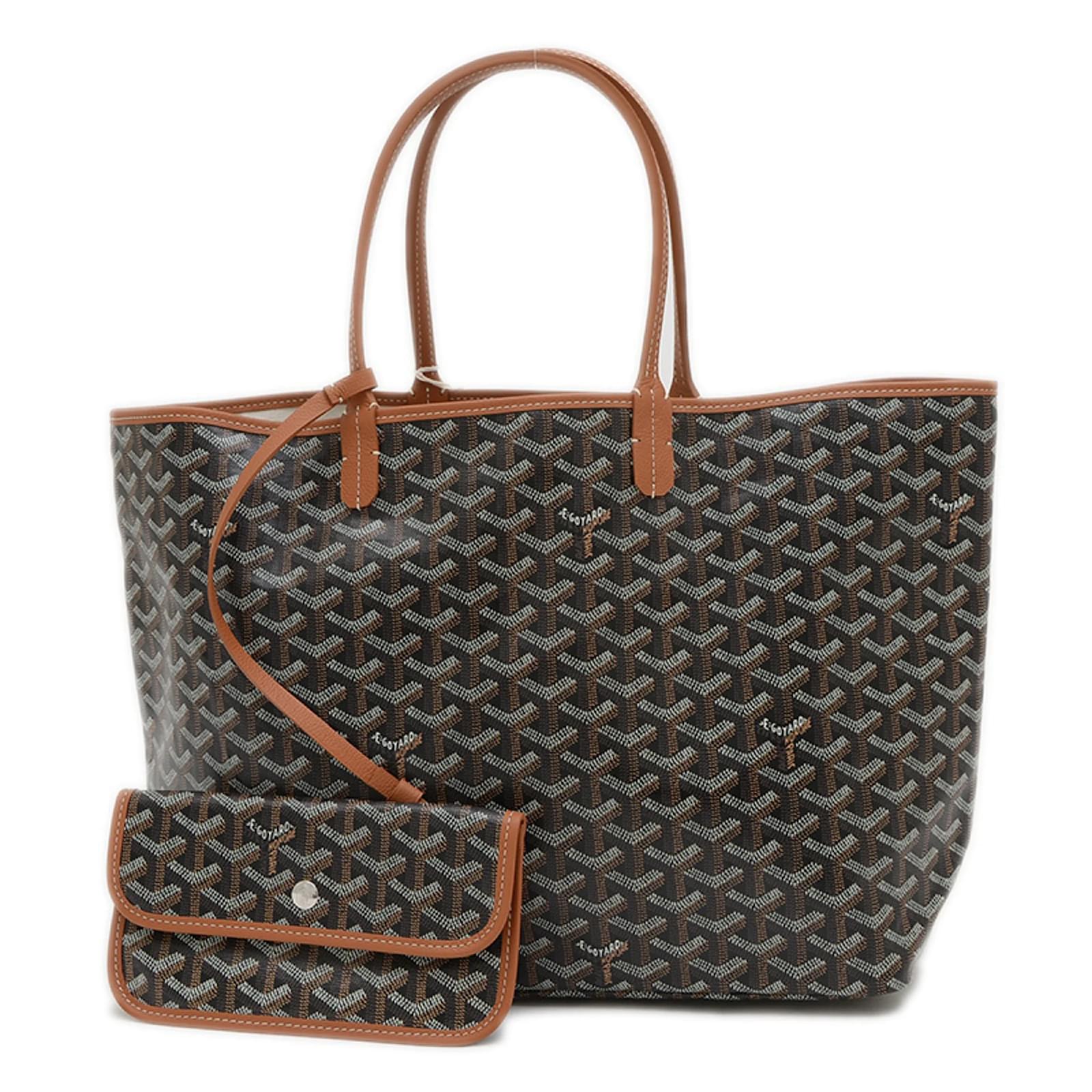 Goyard Saint Louis PM Tote Bag Brown Black
