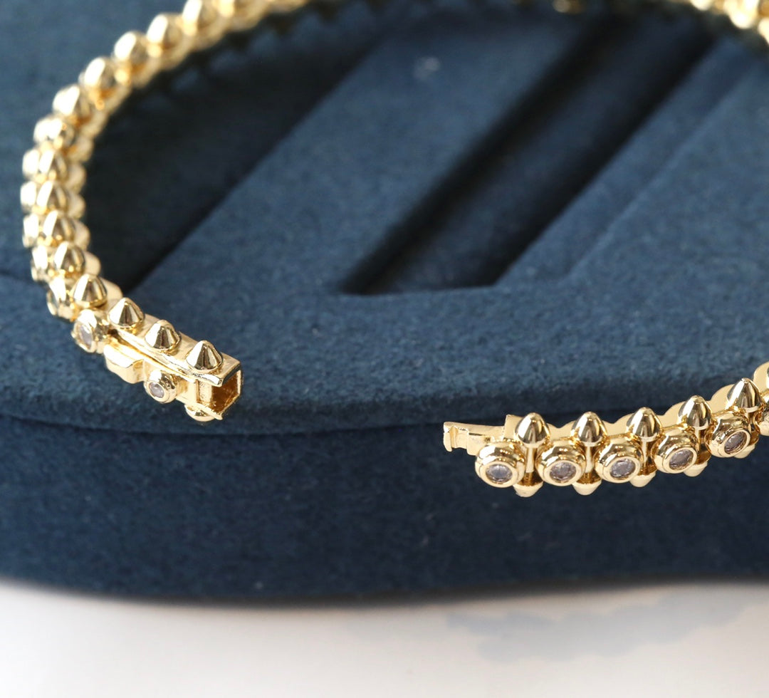 Gold Tennis Bracelet