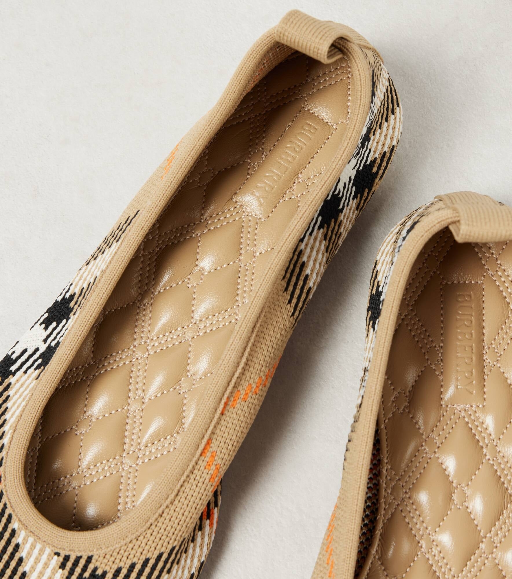 Burberry Check ballet flats