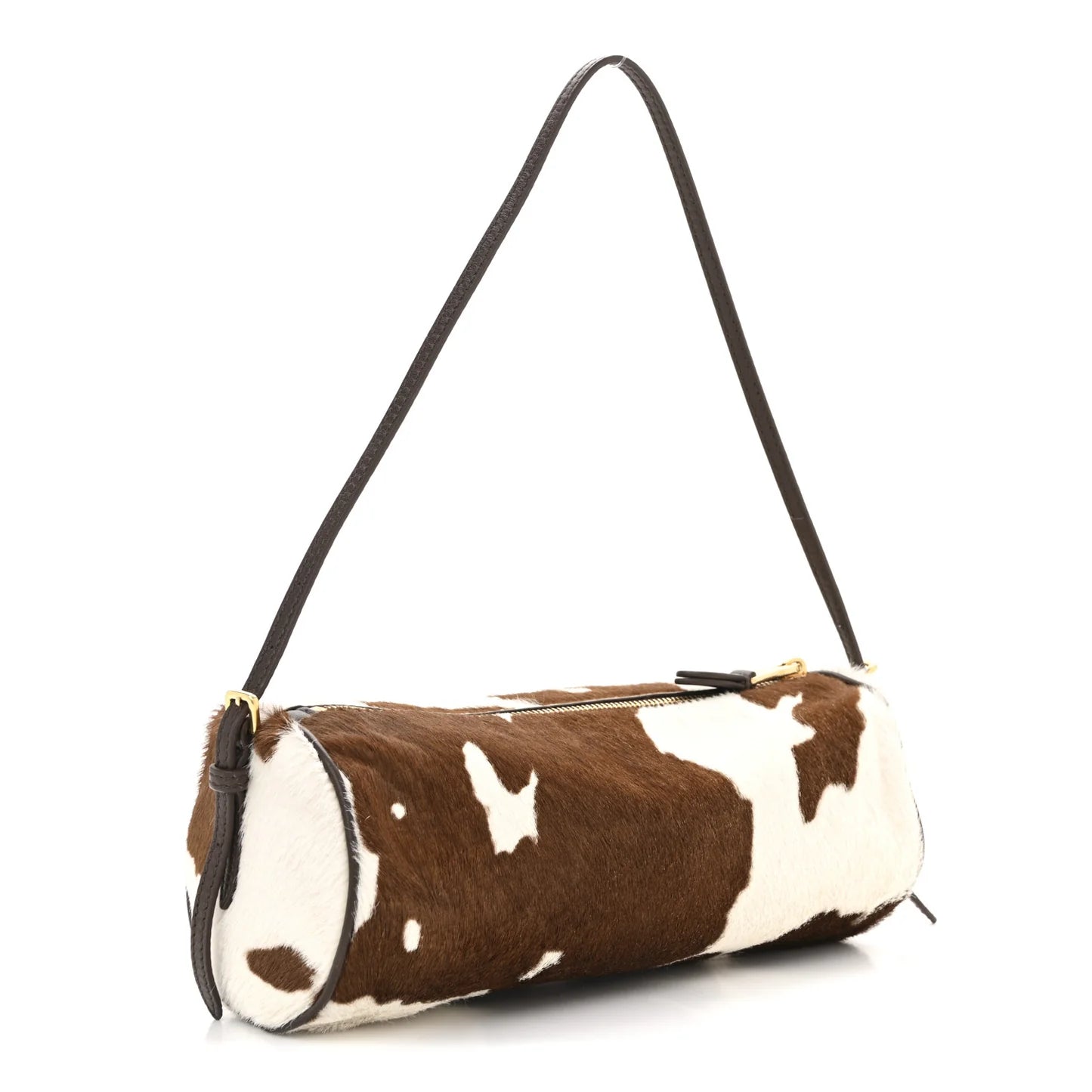 Pouch White Burnt Sienna