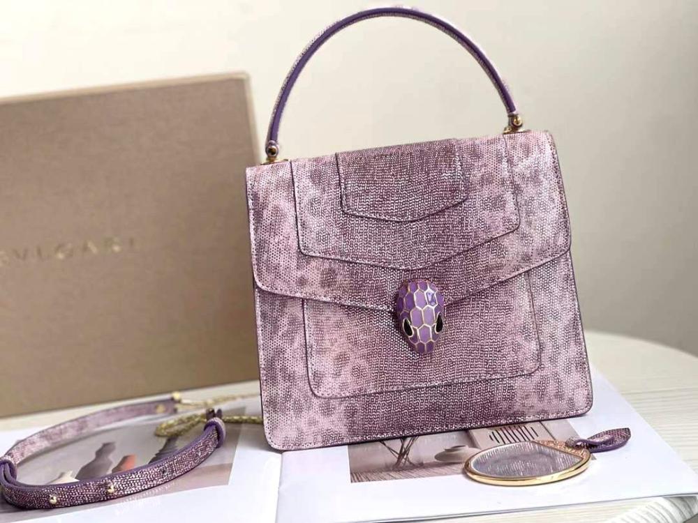 Bulgari Serpenti Luxury Flap Bag Pink