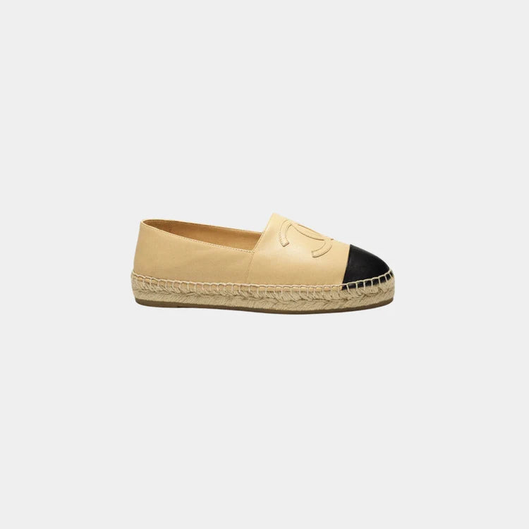 Chanel CC Espadrilles Beige