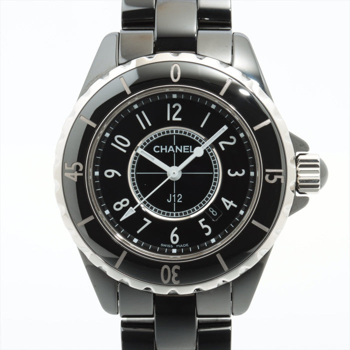 Chanel J12 Silver Black