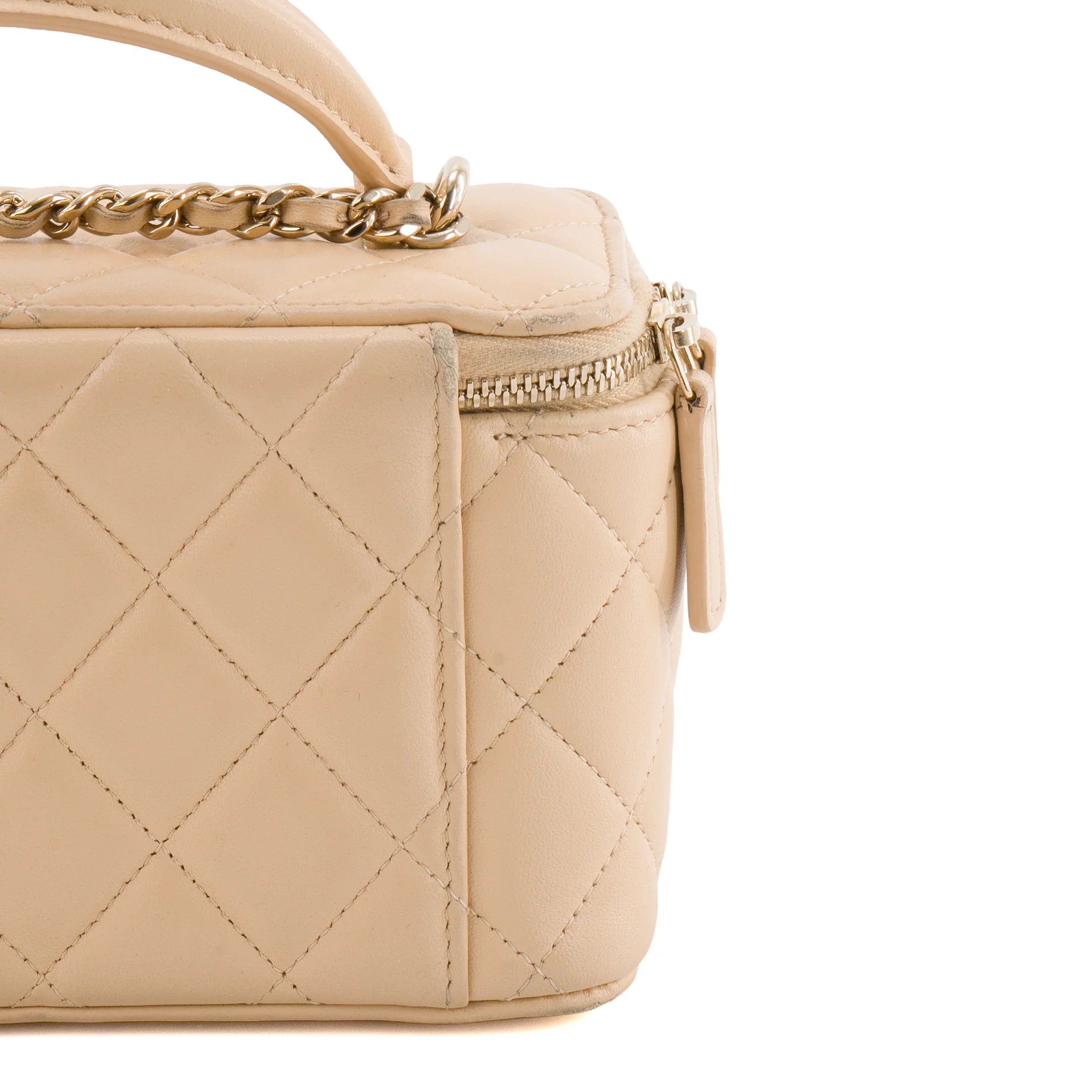 Chanel Top Handle Beige