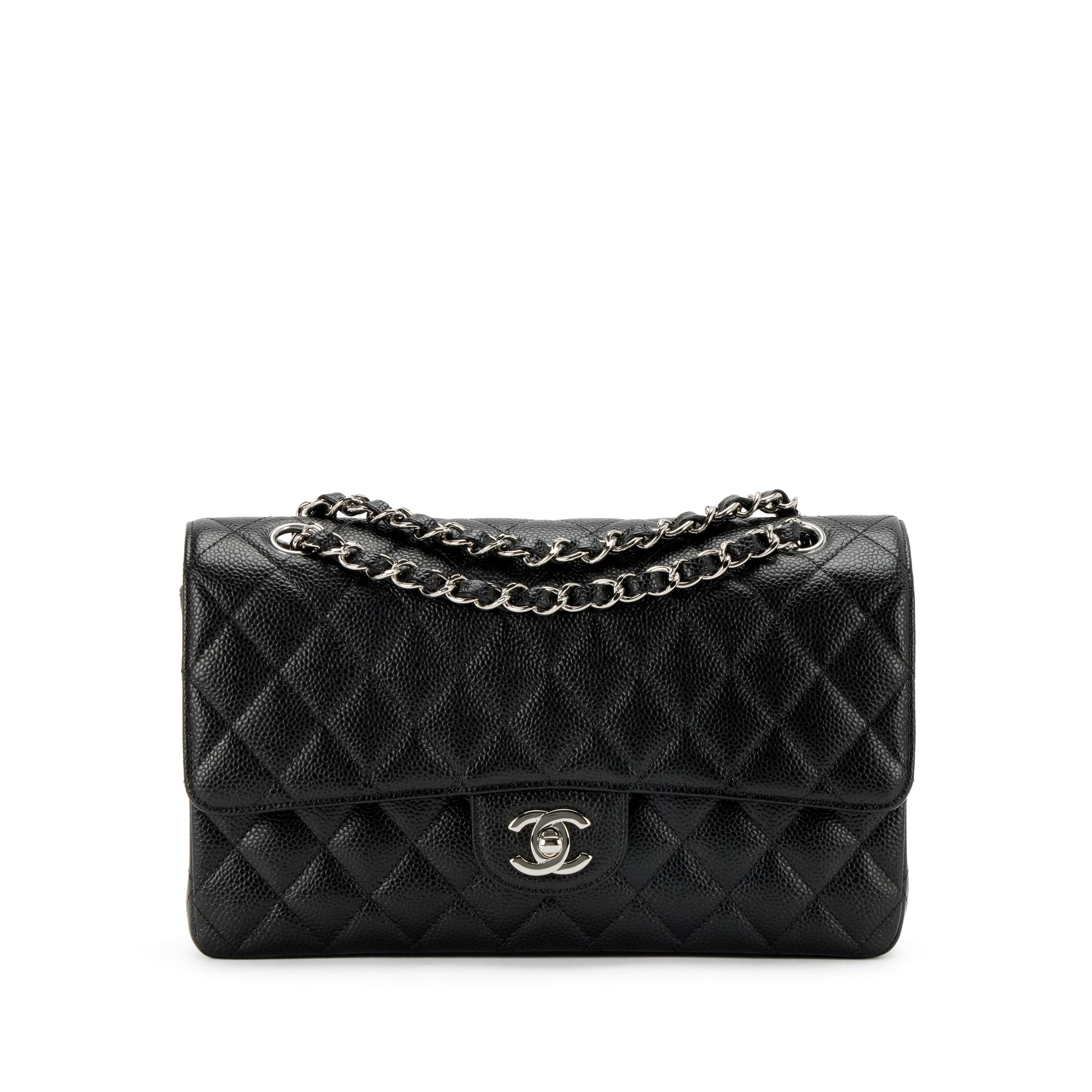 Chanel CF Caviar Leather Handbag