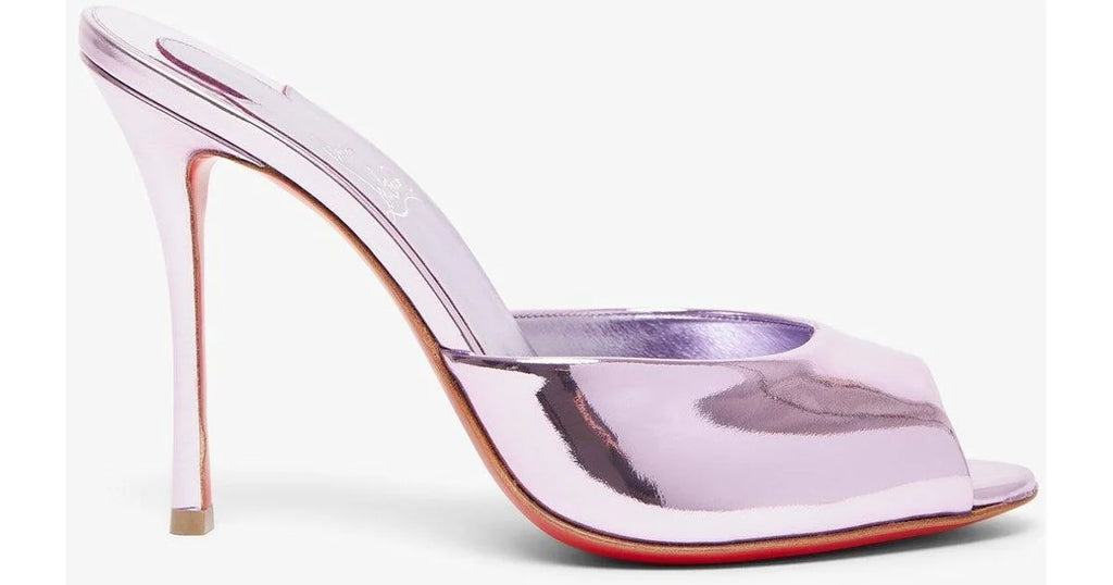 Christian Louboutin Metallic Mules