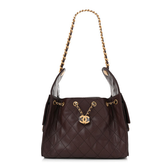 Chanel 25 small brown color
