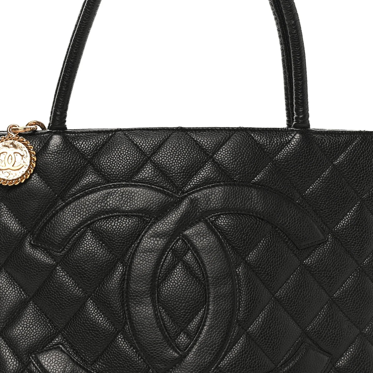 Chanel Quilted Medallion Tote Black