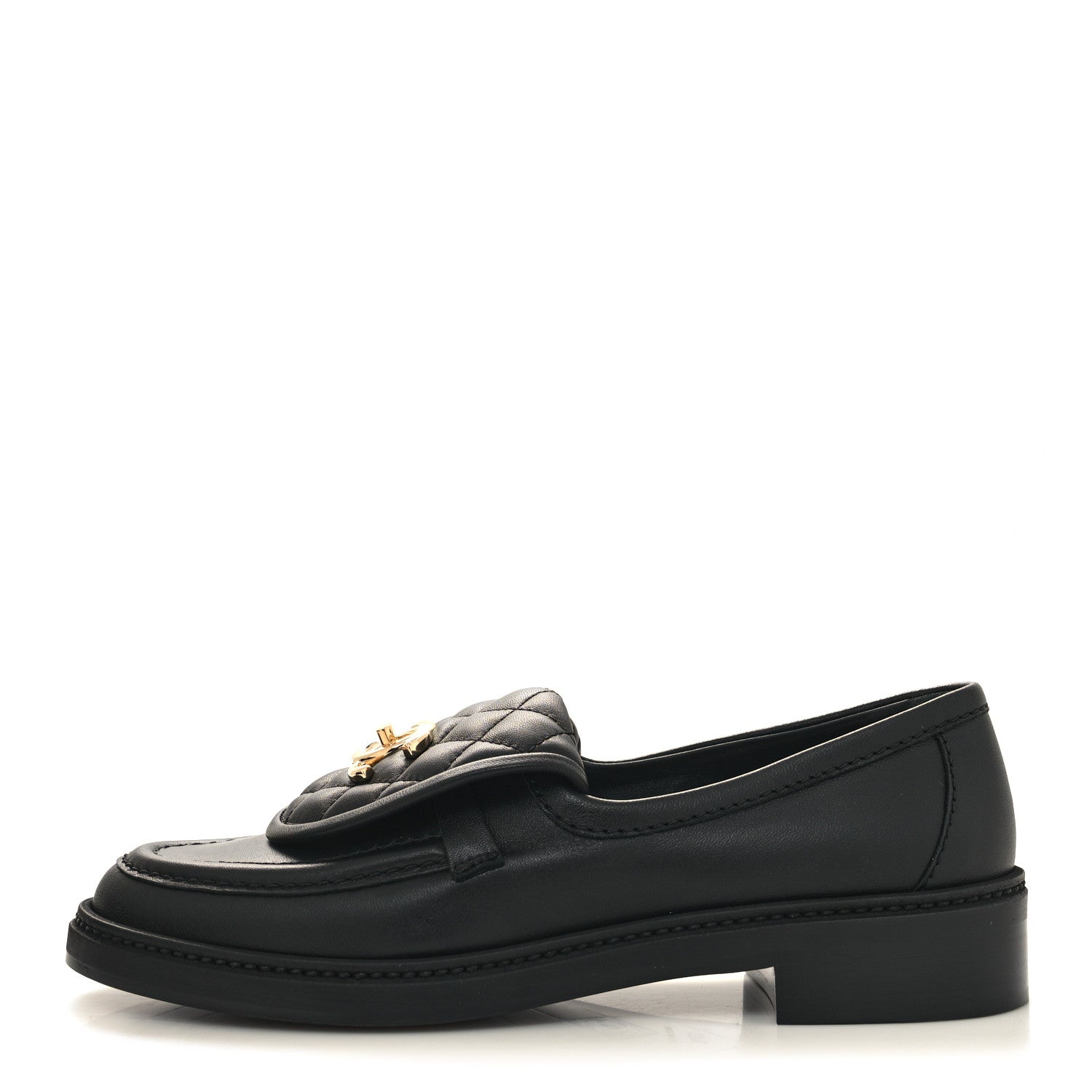 Chanel CC Turnlock Loafers Black