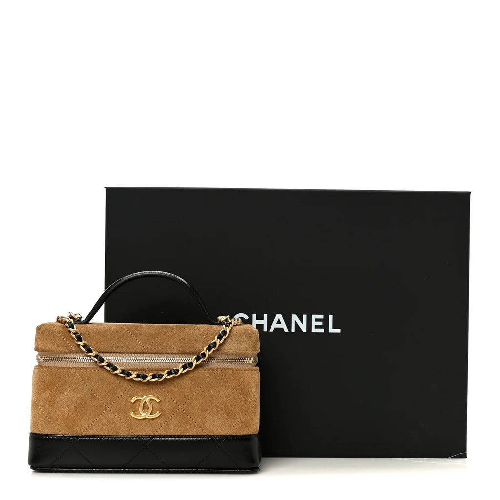 Chanel Chain Beige Black