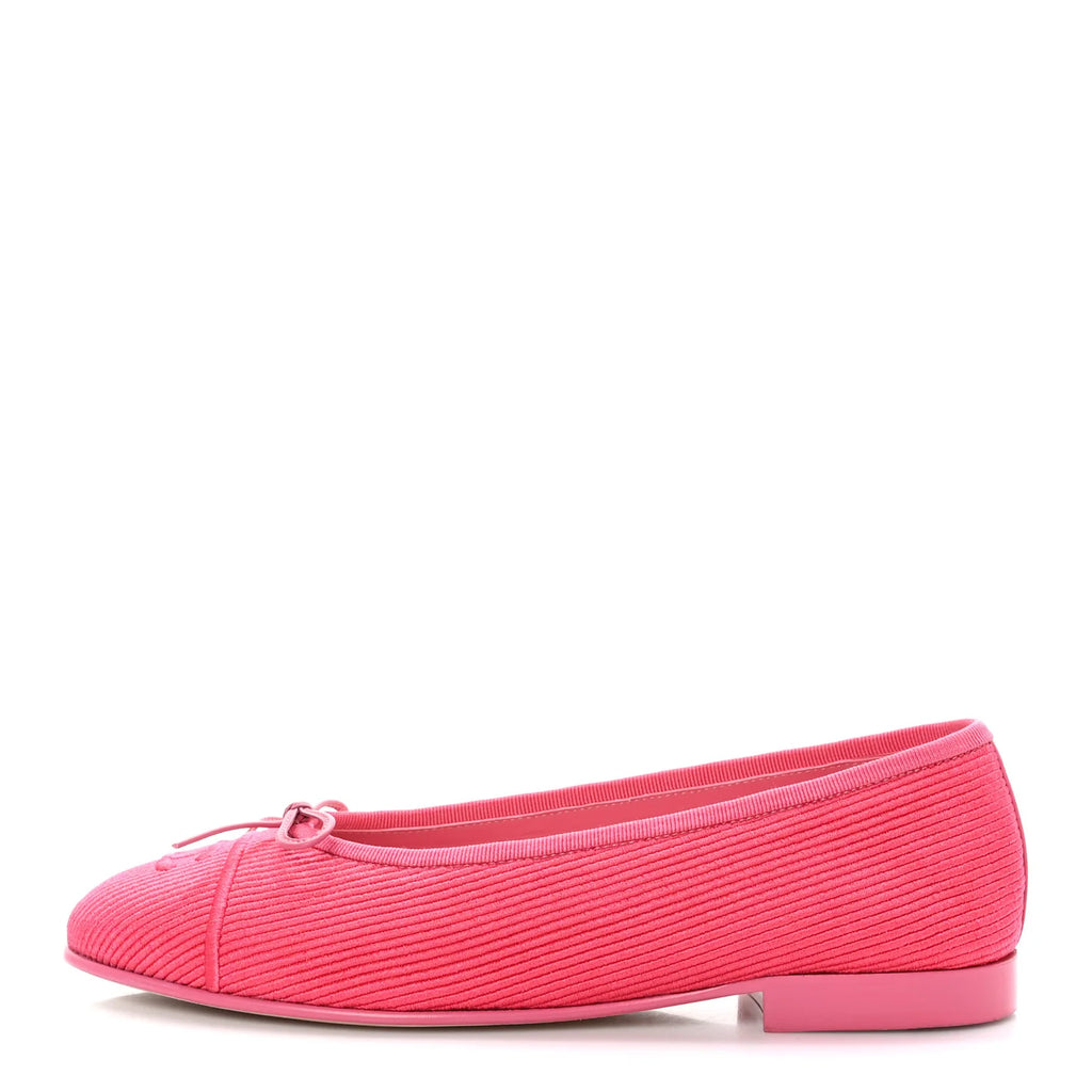 Cap Toe CC Ballerina Flats Dark Pink
