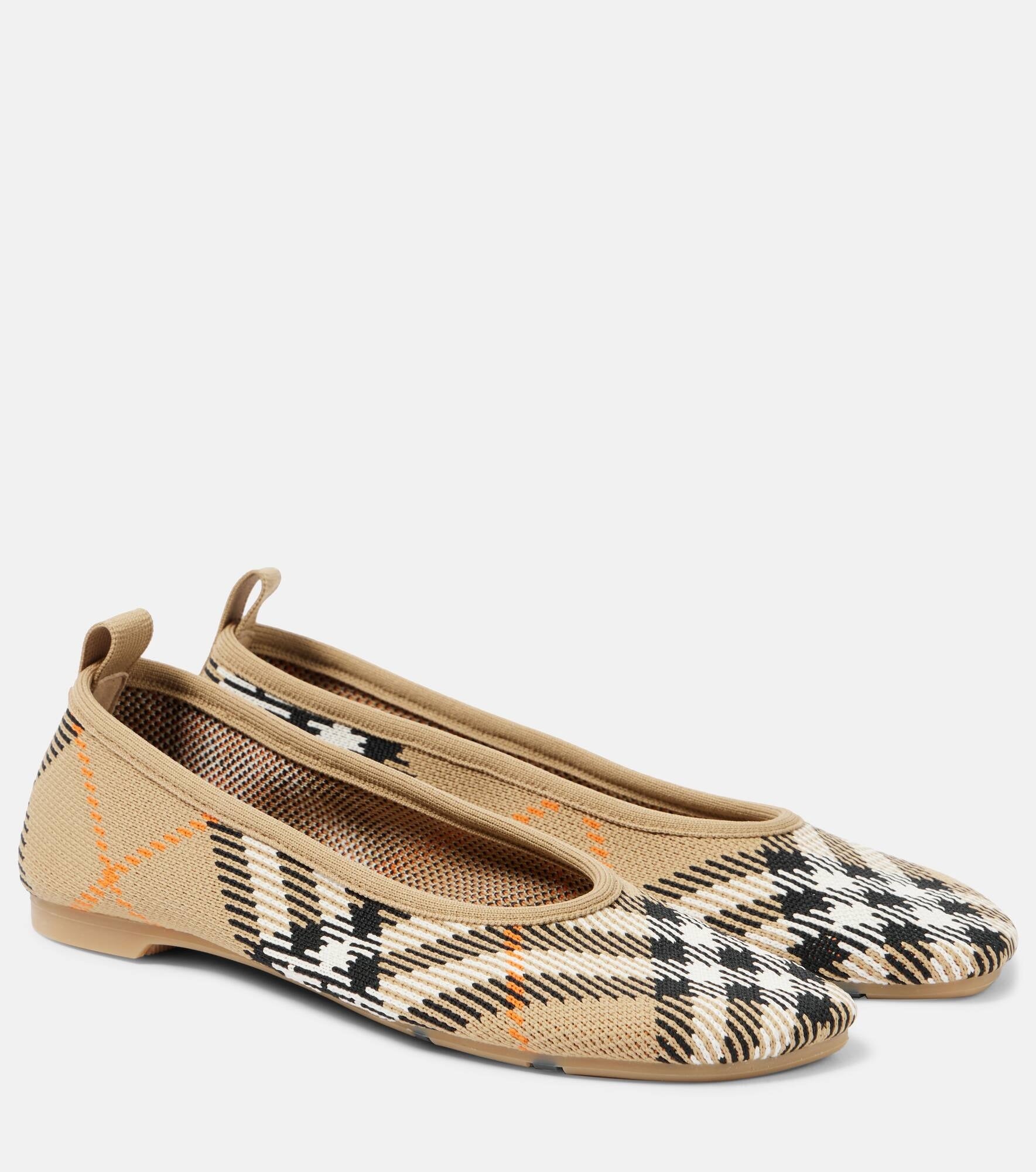 Burberry Check ballet flats