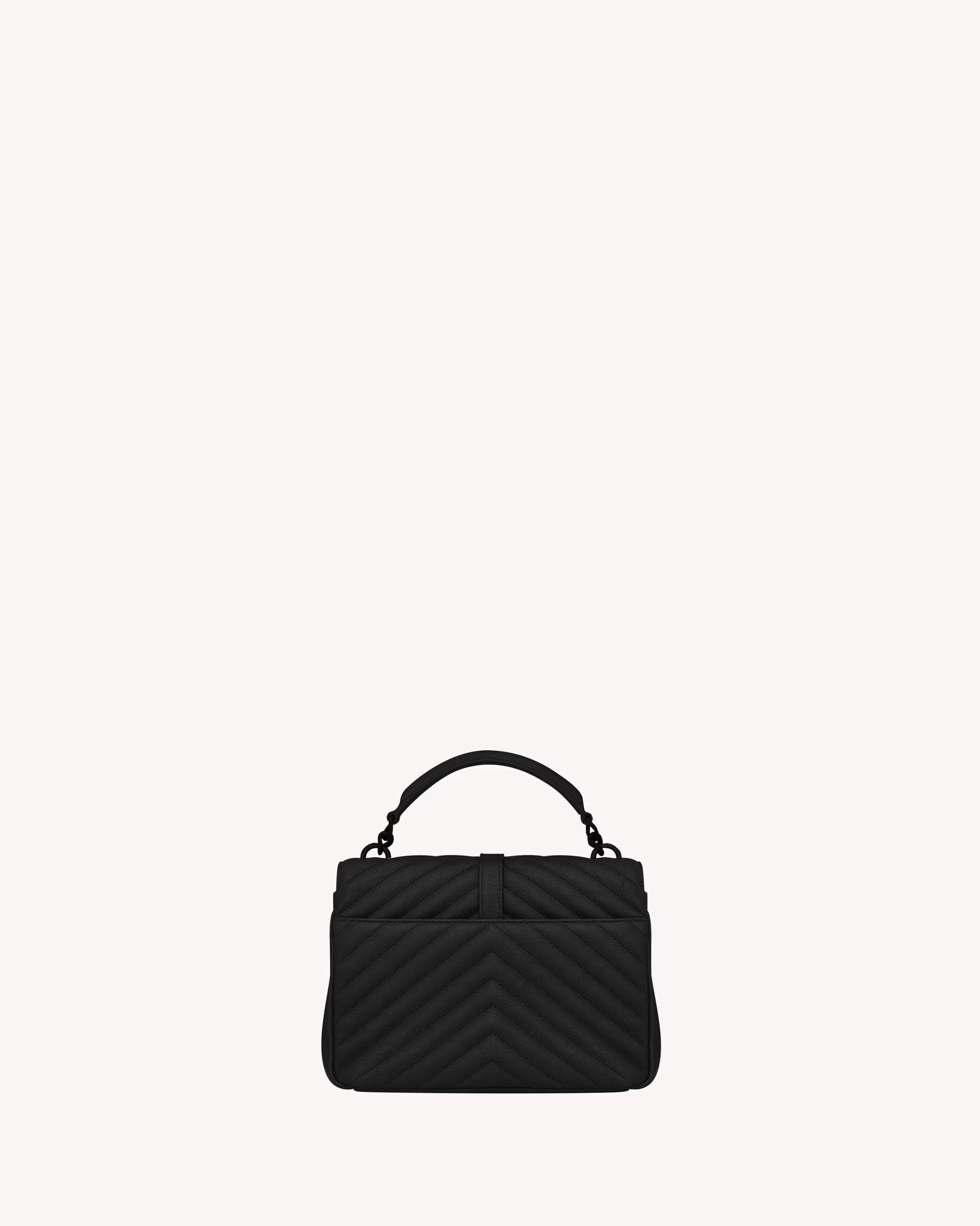 Ysl College Medium In Quilted Leather Bag