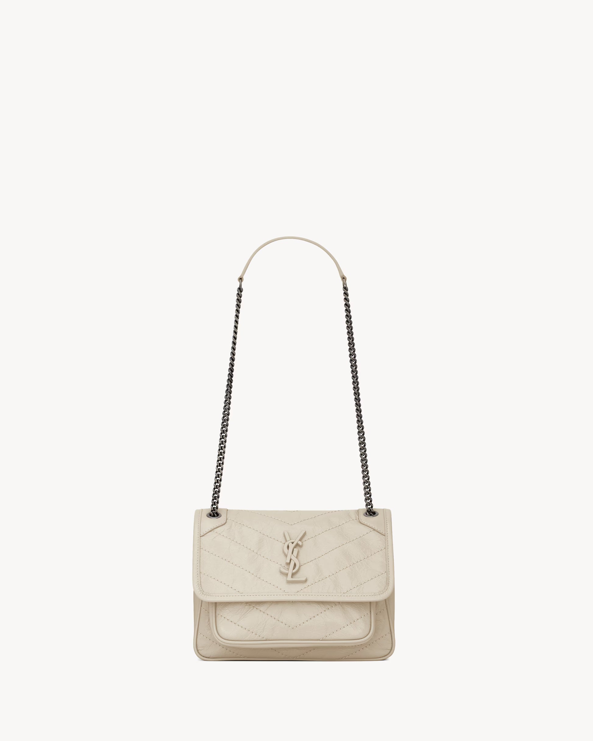 Ysl Niki Baby white bag