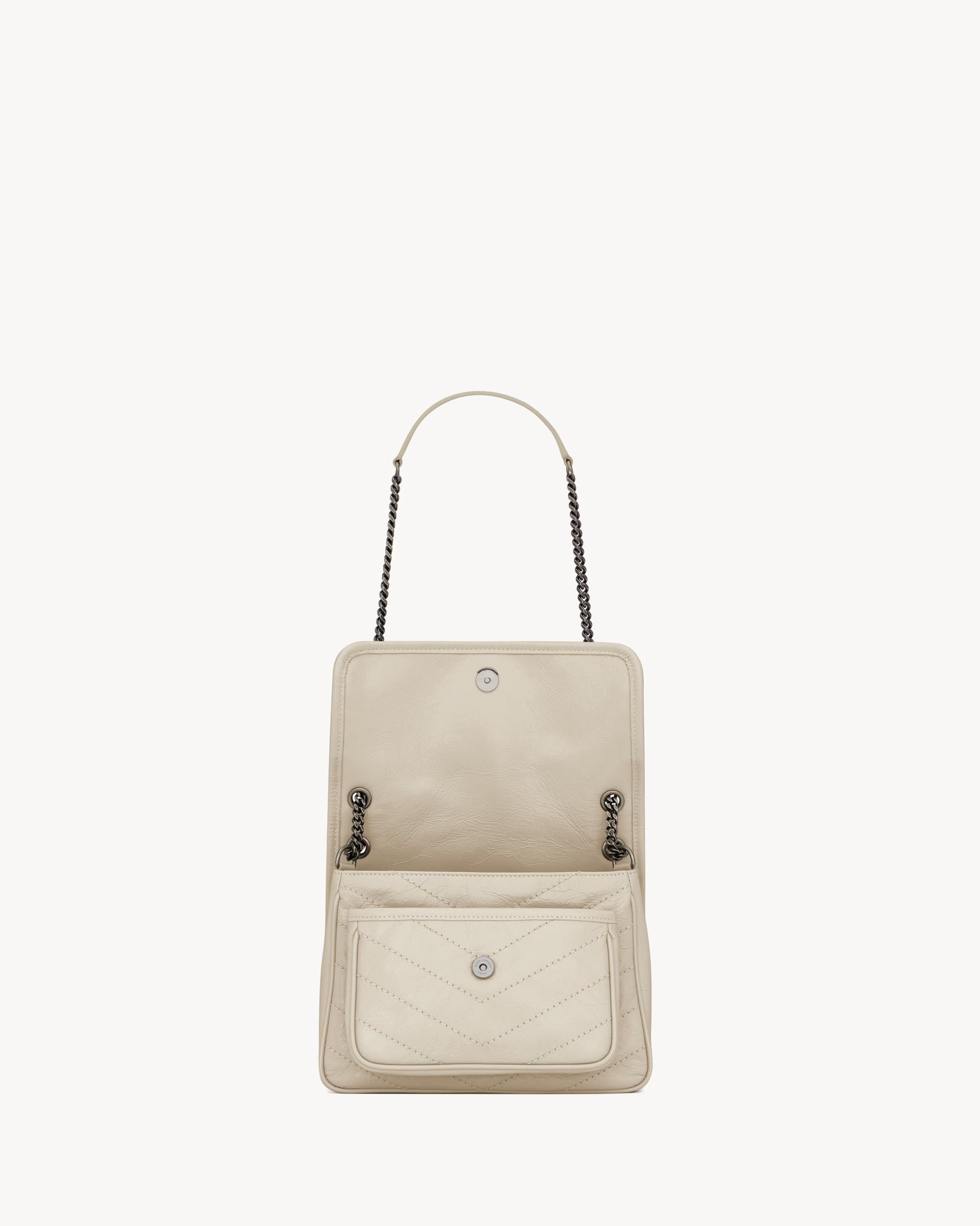Ysl Niki Baby white bag