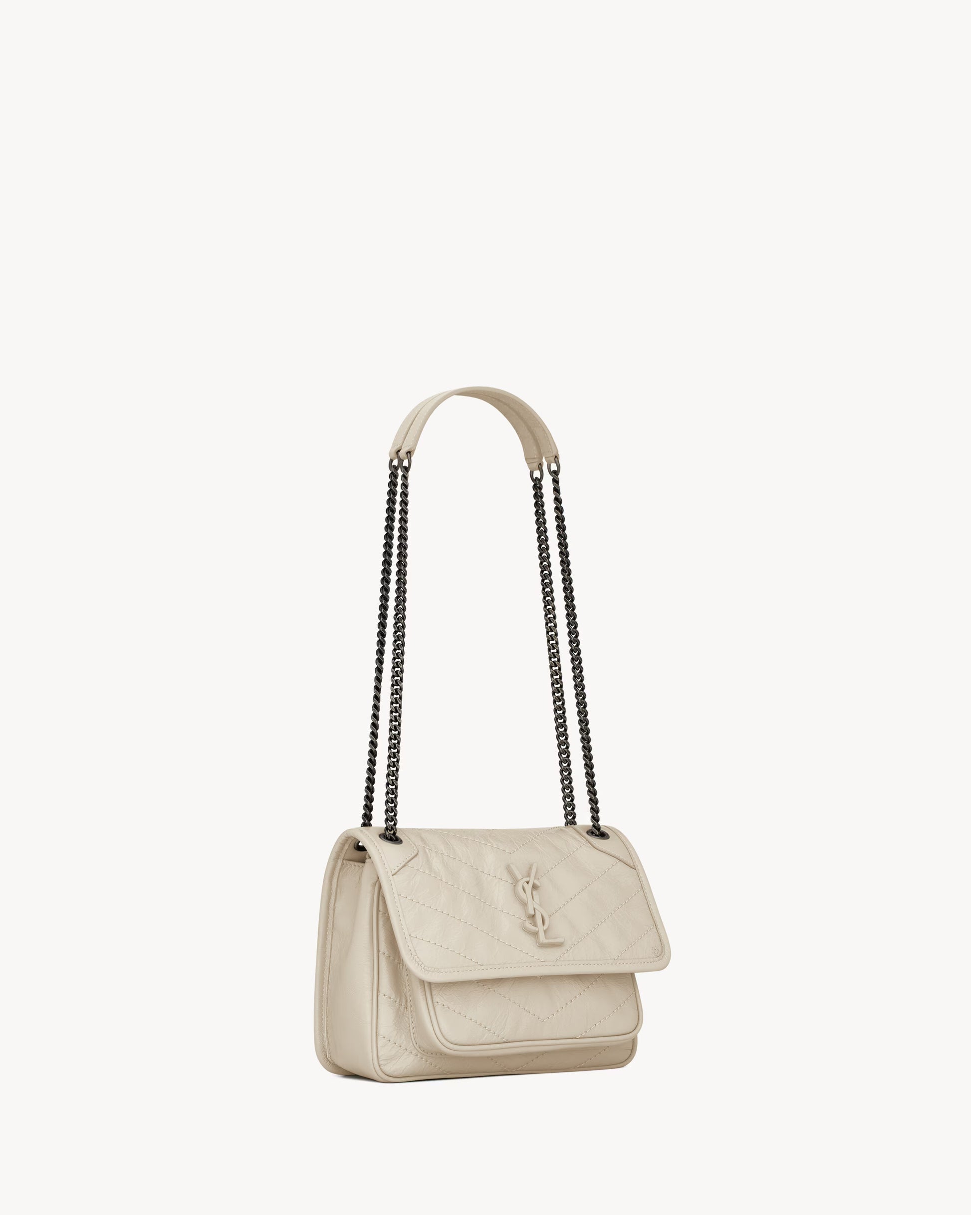 Ysl Niki Baby white bag