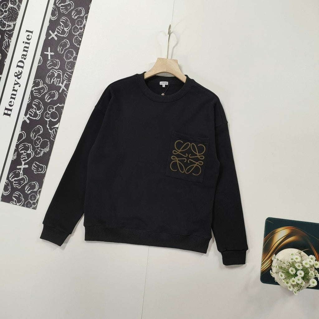 Loewe Embroidered Round Neck Sweatshirt