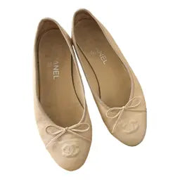 Chanel Leather ballet flats
