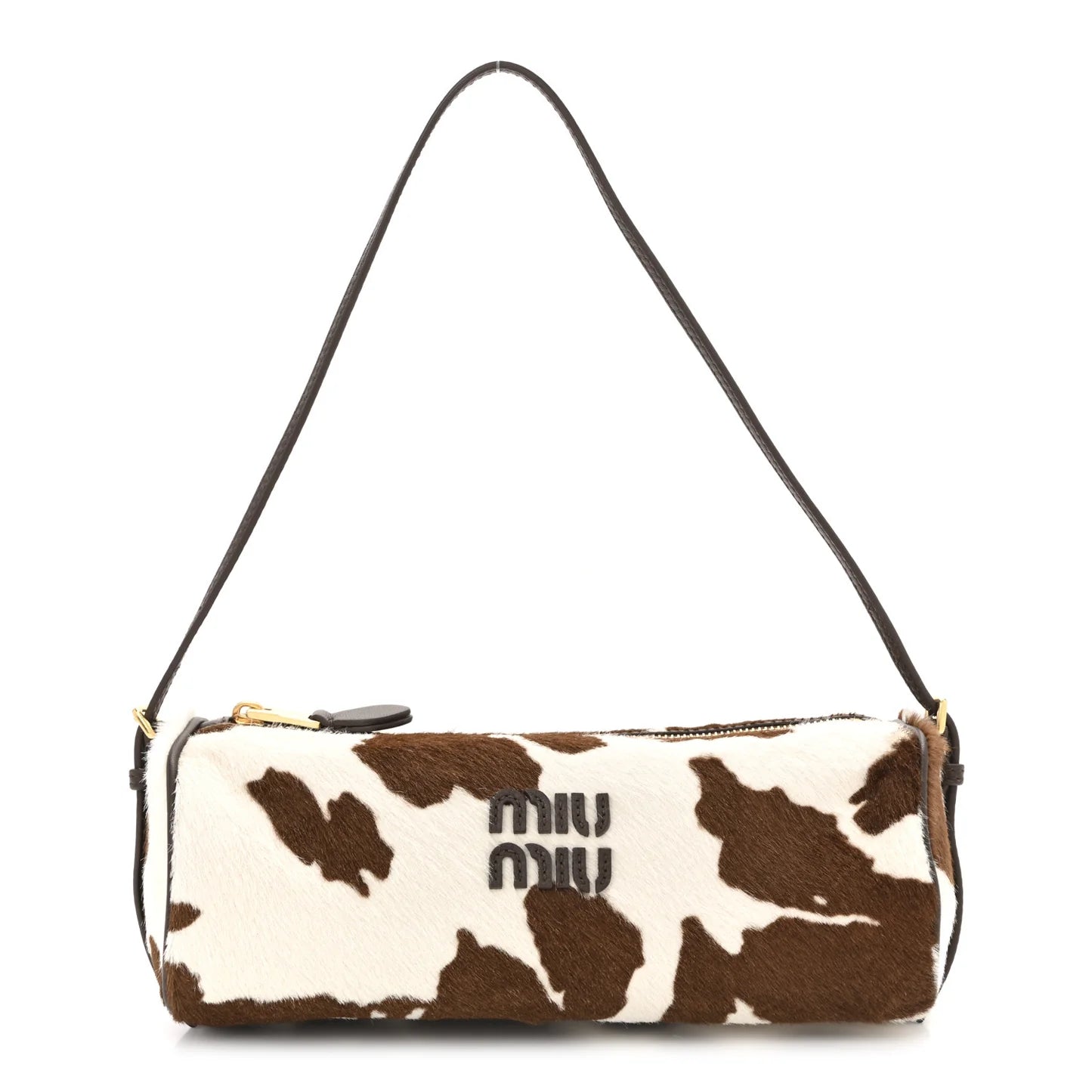 Pouch White Burnt Sienna