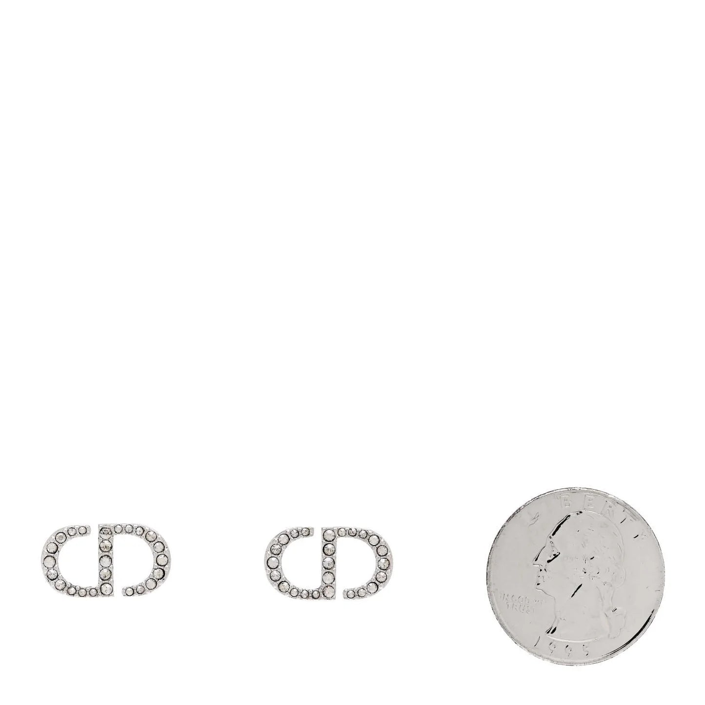 Crystal Petit CD Stud Earrings