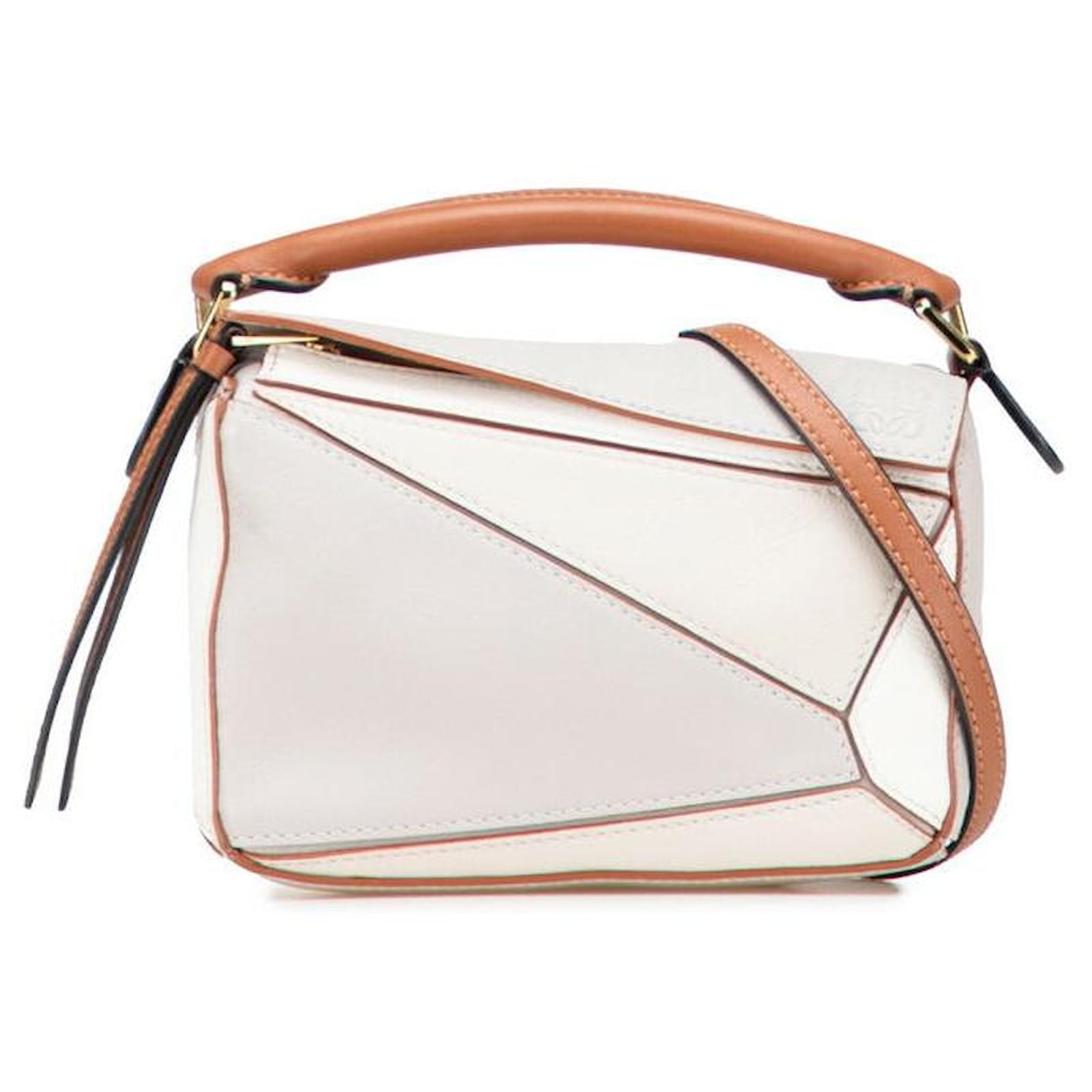Loewe Puzzle Bag Leather 2way Bag Grey