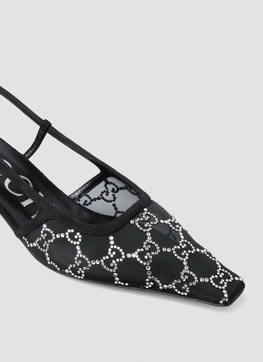 Gucci GG Embellished Slingback