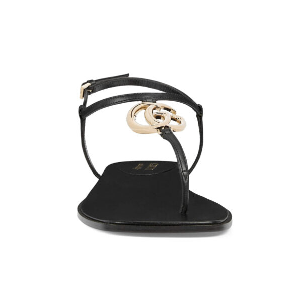 Gucci GG Leather Thong Sandals