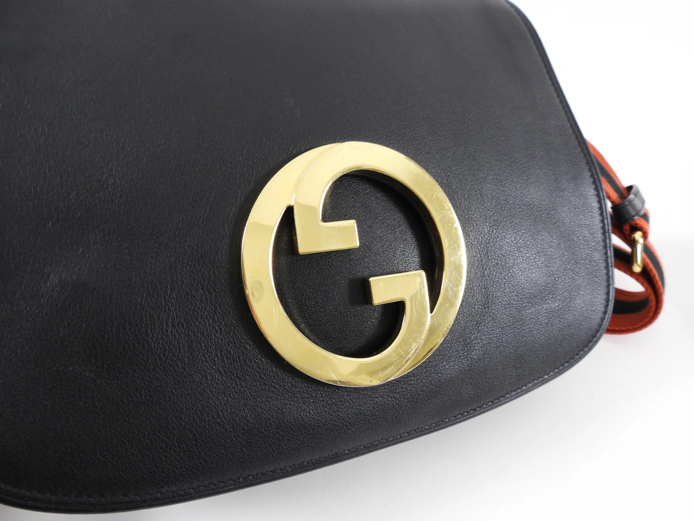 Gucci Large Web Strap Blondie Messenger Bag