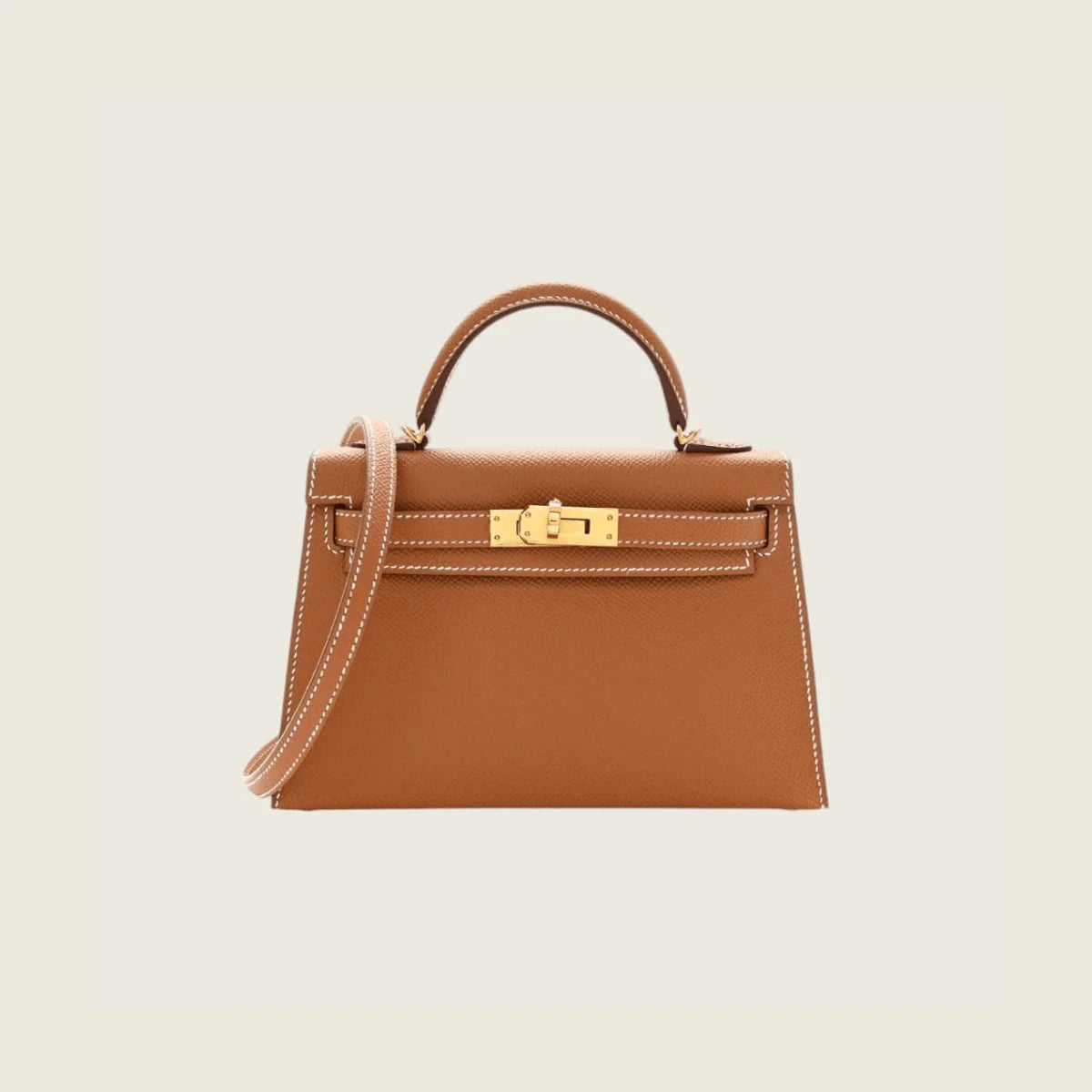 Hermes Gold Epsom Mini Kelly