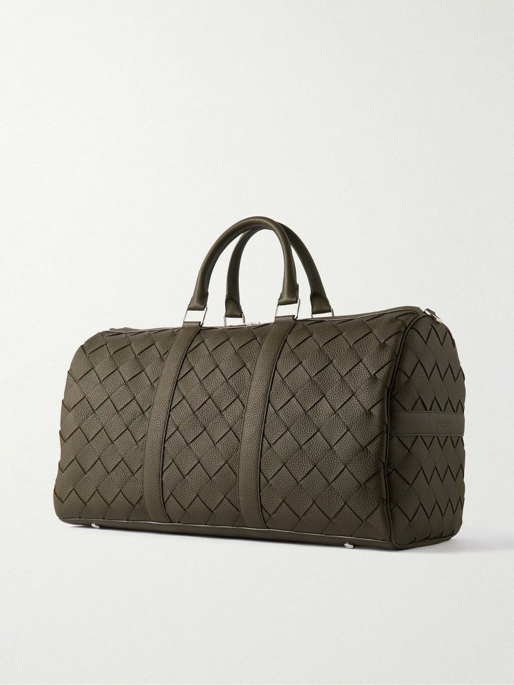 Bottega Veneta Intrecciato Leather Duffle Bag