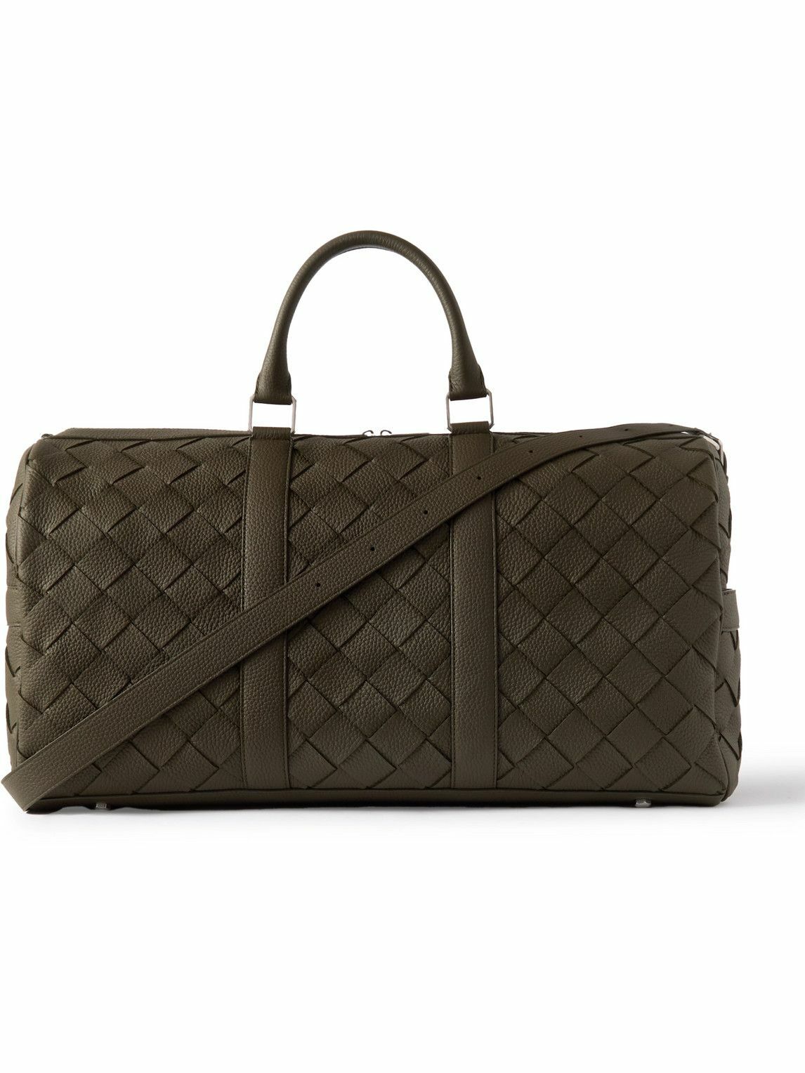Bottega Veneta Intrecciato Leather Duffle Bag