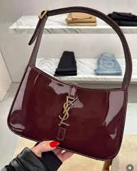 YSL Hobo Patent Leather with Brand Box