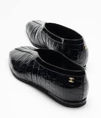 Ballet flats Crocodile embossed