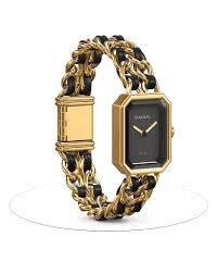 Chanel Black Gold Watch