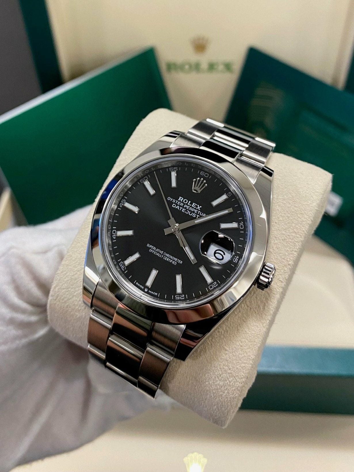 Rolex Datejust Steel Black Dial
