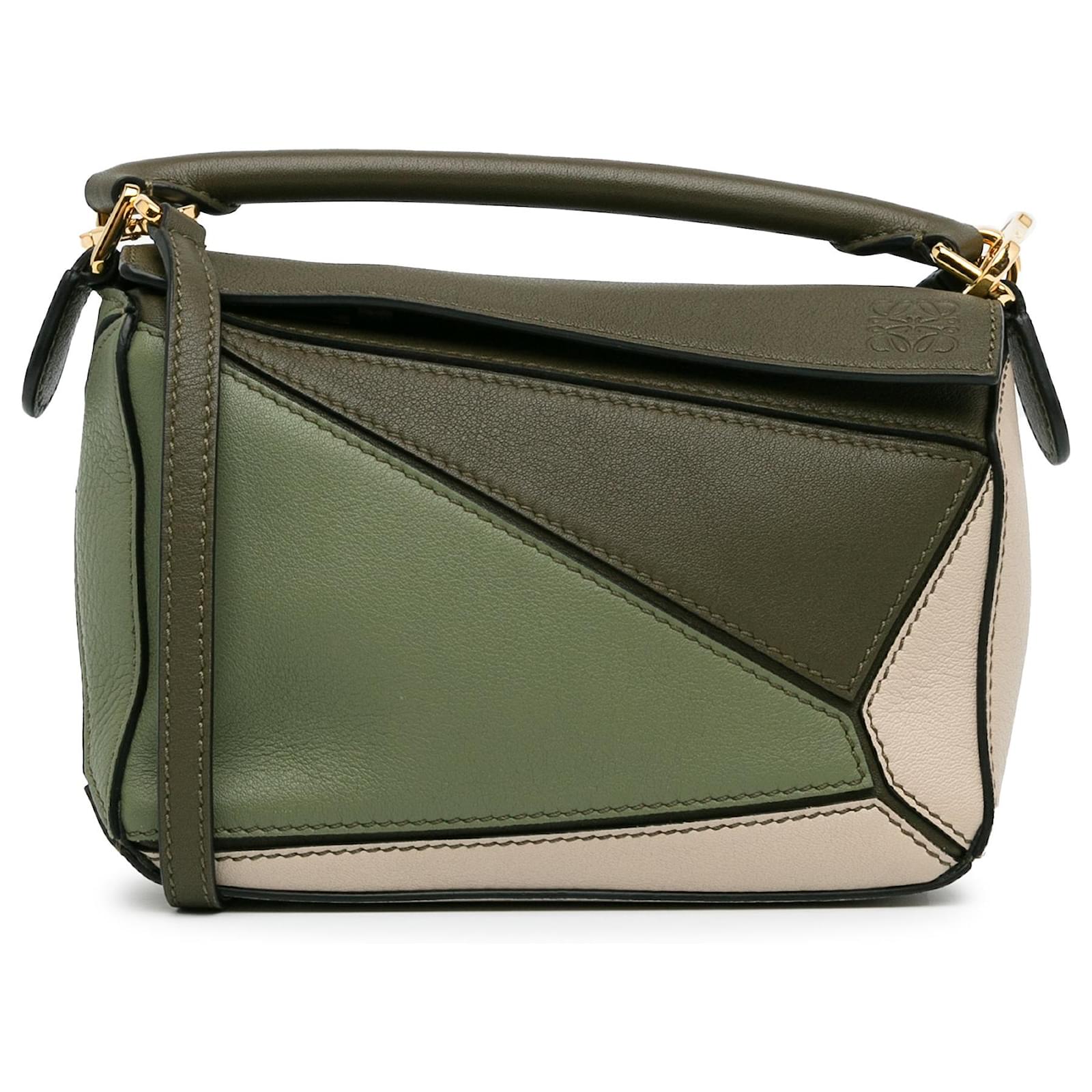 Loewe Mini Tricolor Puzzle Bag