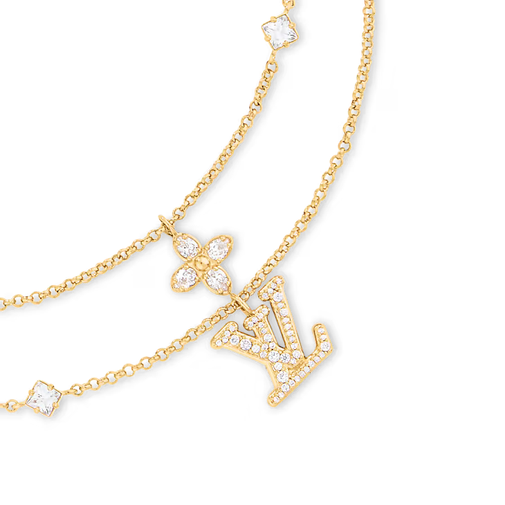 Lady LV Necklace Diamonds