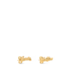 LV Script Stud Earrings