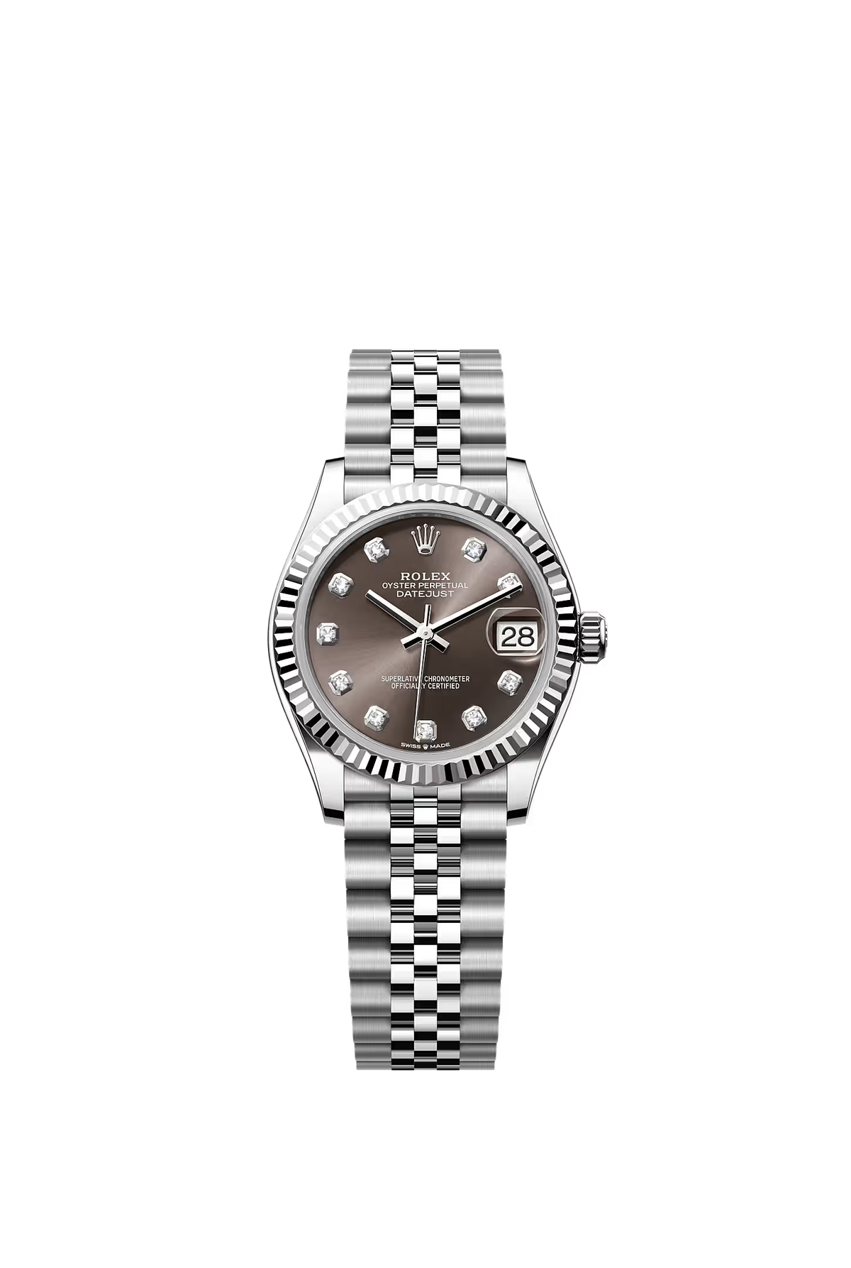 Rolex Datejust Oystersteel and white gold