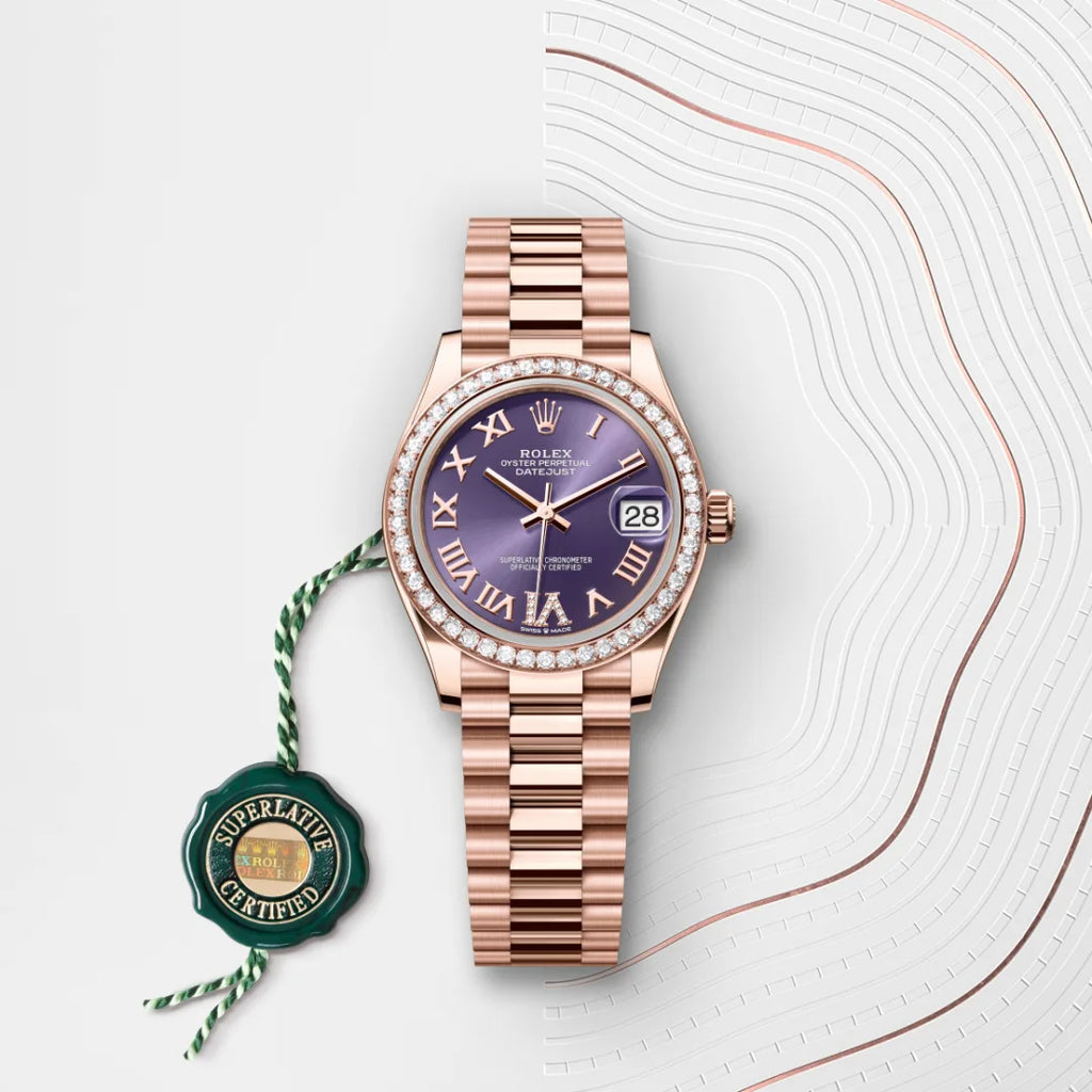 Rolex Datejust Purple Dial