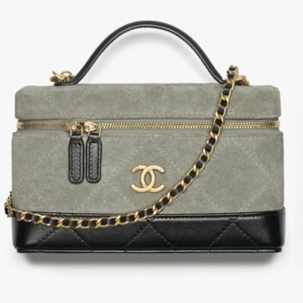 Chanel Vanity with chain Grey