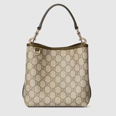 Gucci GG Emblem small bucket bag