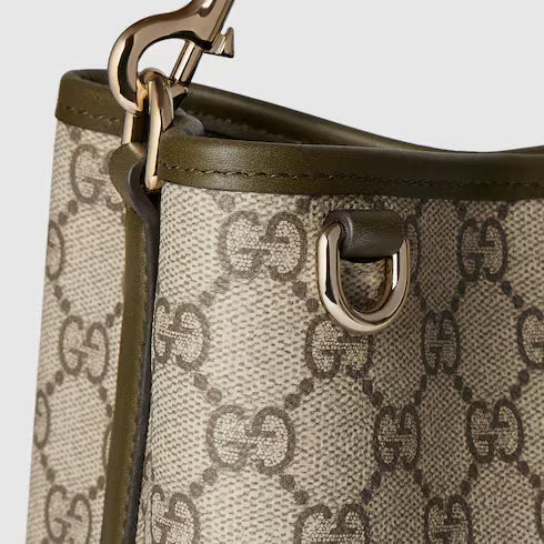 Gucci GG Emblem small bucket bag