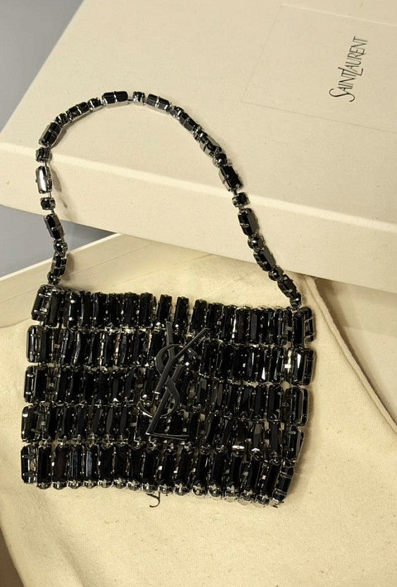 YSL crystal shoulder bag