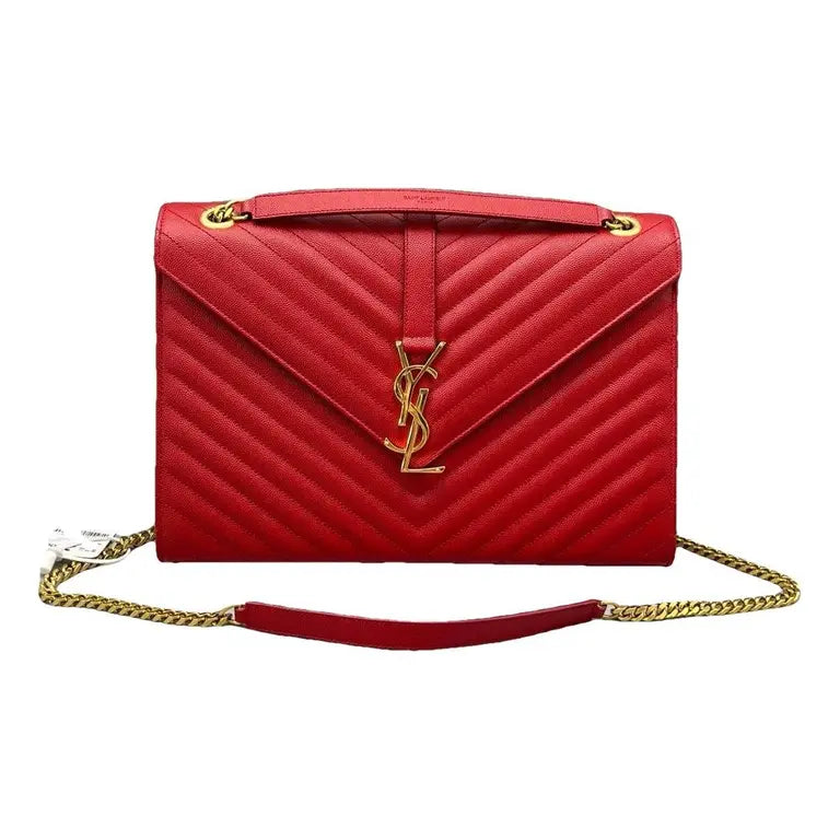 Ysl Satchel Monogramme leather handbag