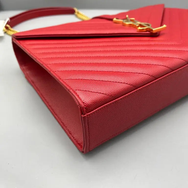 Ysl Satchel Monogramme leather handbag