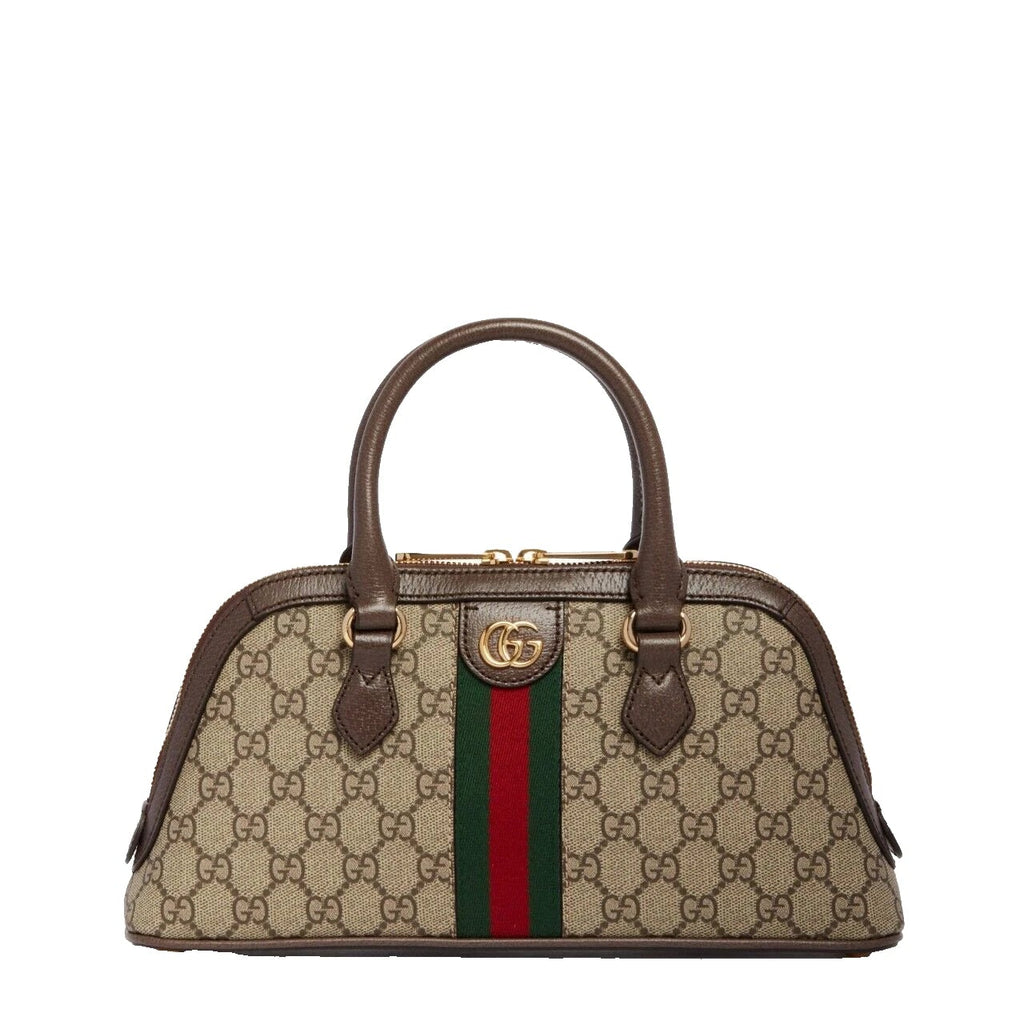 Gucci Ophidia Small Ebony Top Handle Bag