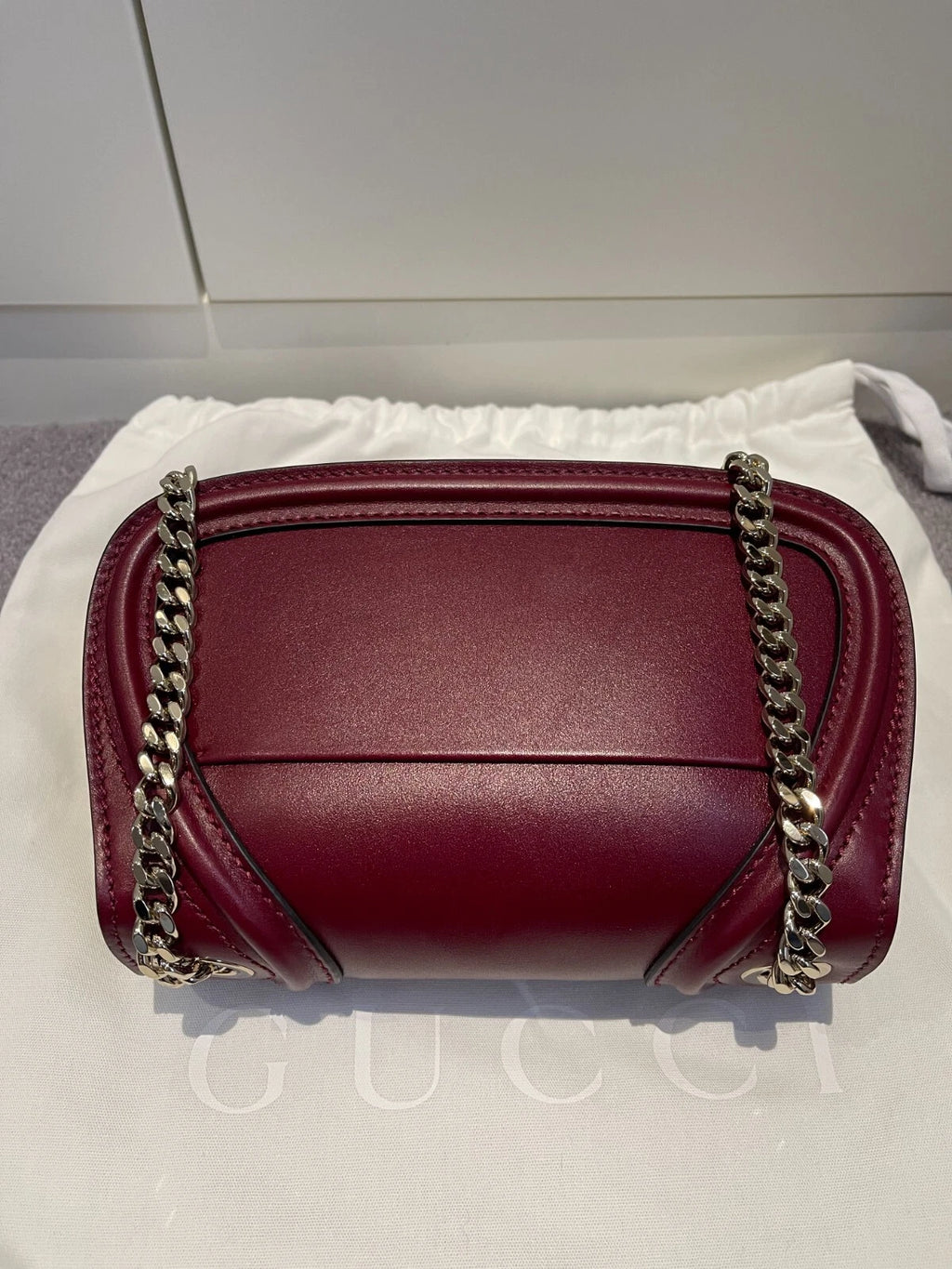 Gucci Blondie Red Mini Shoulder Bag Leather